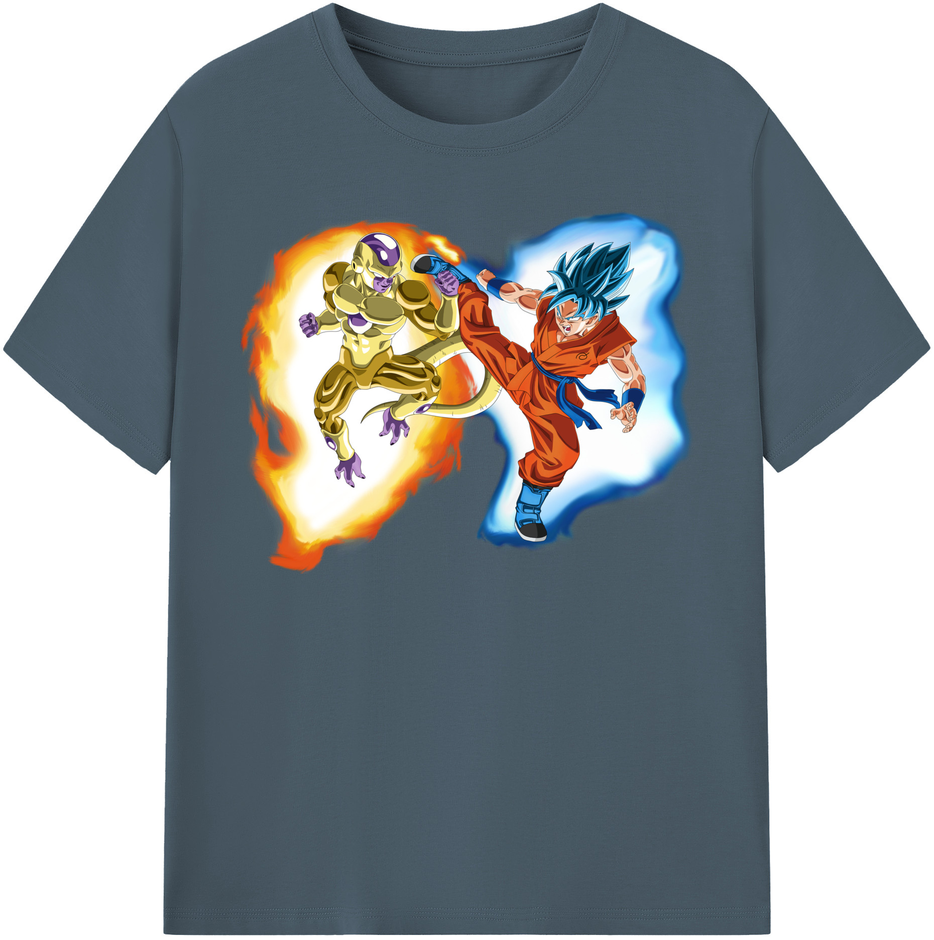 （画像用） ドラゴンボール フリーザ DRAGON BALL Frieza 綿100％半袖Tシャツ（フロントプリント）
